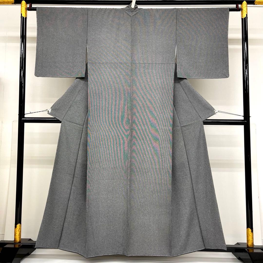 着物と帯 時流】ポ2653s◇洗える江戸小紋◇万筋 未使用品 黒 - メルカリ