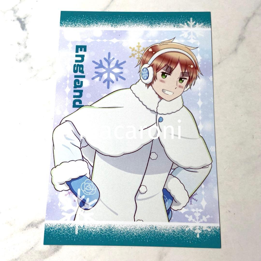 ヘタリア☆イギリス／AMOカフェ特典 ポストカード アモカフェ 日丸屋