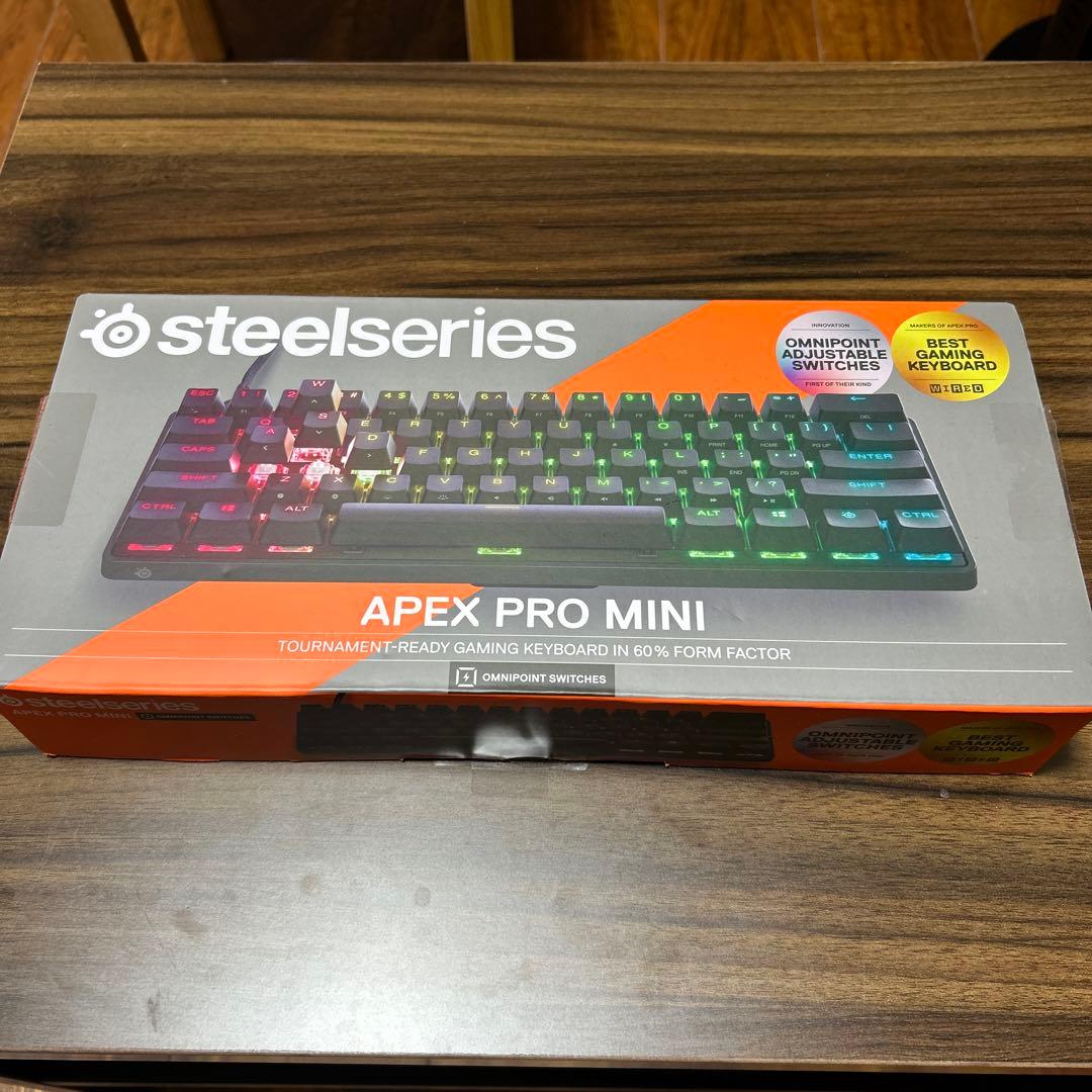 SteelSeries APEX PRO MINI 本体 ラピッドトリガー搭載 ゲーミングキーボード(ラピッドトリガー対応) Apex Pro Mini Wireless