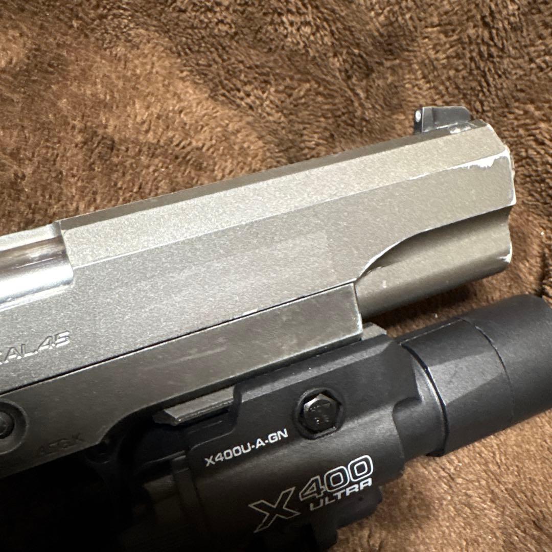 喜*一様 東京マルイ ガスブロ ハイキャパ 5.1 ステンレスモデル 外装