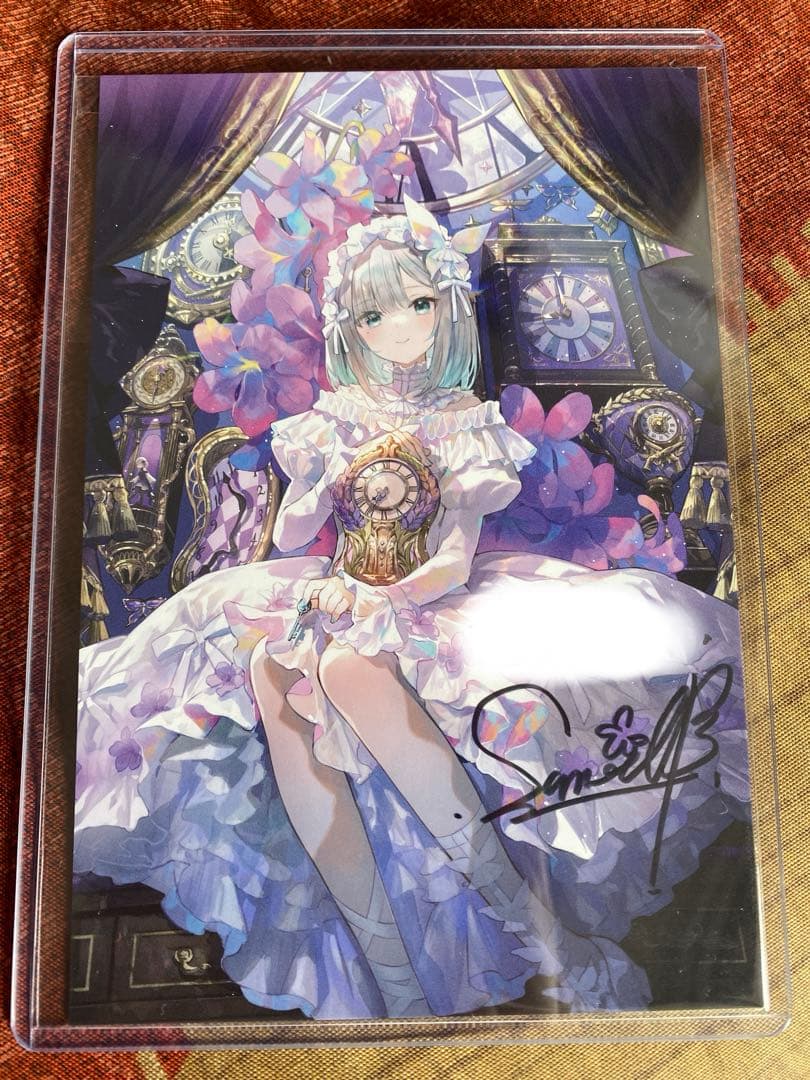 ぶいすぽっ 花芽すみれ 7周年記念2025 直筆サイン入りポストカード