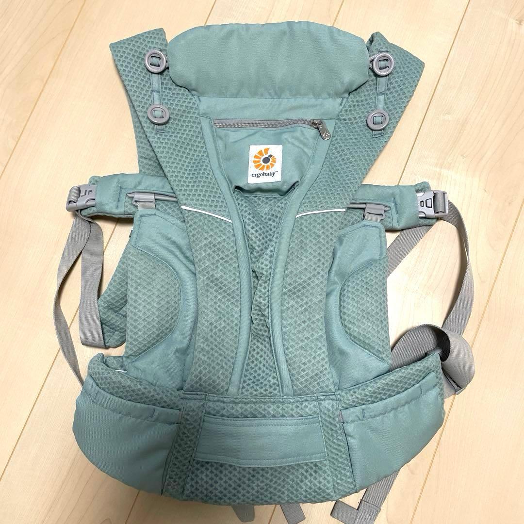 【エルゴベビー】オムニブリーズ 抱っこ紐 限定色 セージグリーン 使用少なめ ergobaby（エルゴベビー） オムニブリーズ セージグリーン ERGO baby