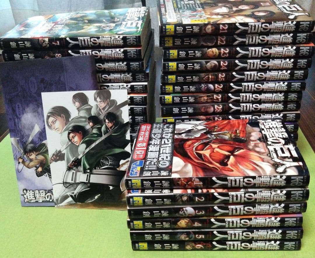 進撃の巨人 全巻セット+非売品特典付き - メルカリ
