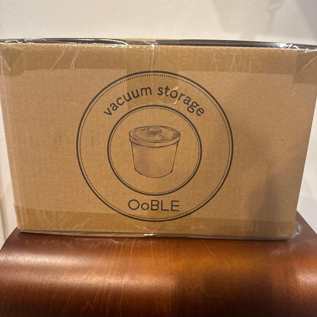 【新品未開封】OoBLE mini 真空保存容器　6.5L　米櫃　オーブル　ミニ