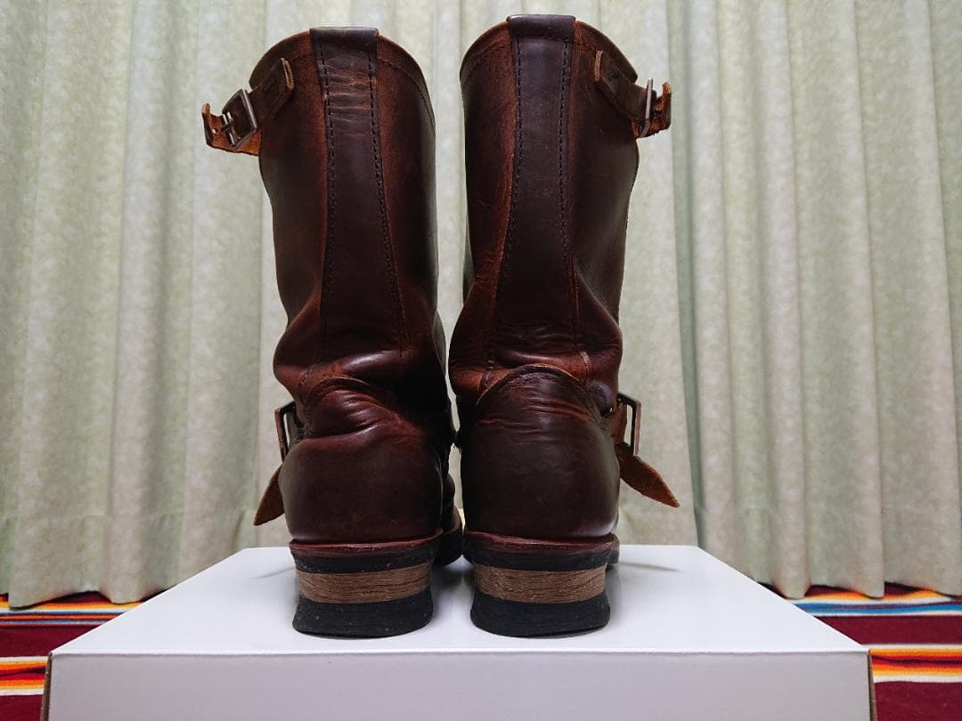 レッドウィング エンジニアブーツ 2972 US8.5 カッパーラフ＆タフ №2