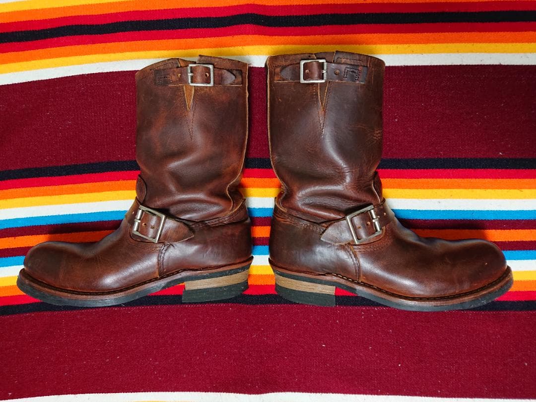 レッドウィング エンジニアブーツ 2972 US8.5 カッパーラフ＆タフ №2