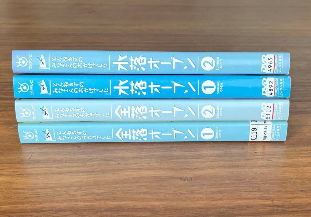 とんねるずのみなさんのおかげでした 全落オープン＋水落オープン DVD