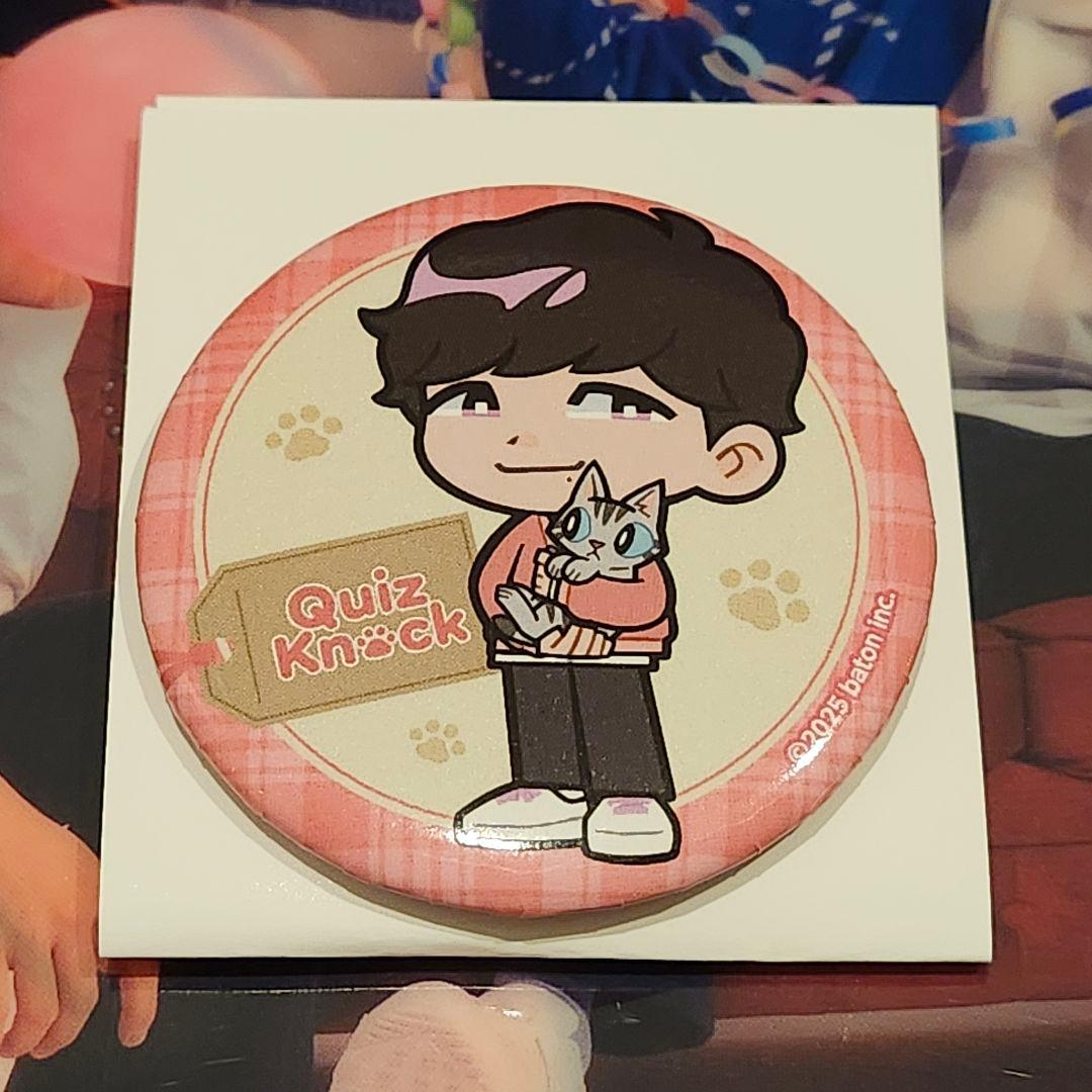 即購入可】QuizKnock クイズノック まねきねこ 缶バッジ 東言 - メルカリ