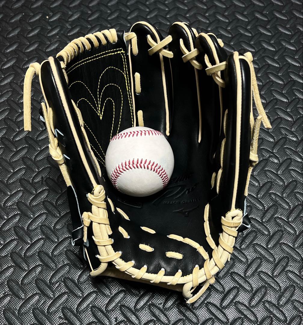 日本製 ミズノプロ 軟式 投手用 グローブ 宮城モデル HAGA JAPAN