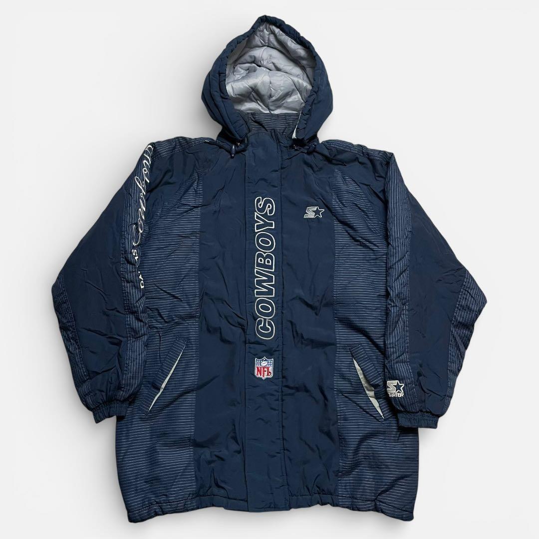 90s STARTER NFL カウボーイズ 中綿ジャケット 刺繍デザイン - メルカリ