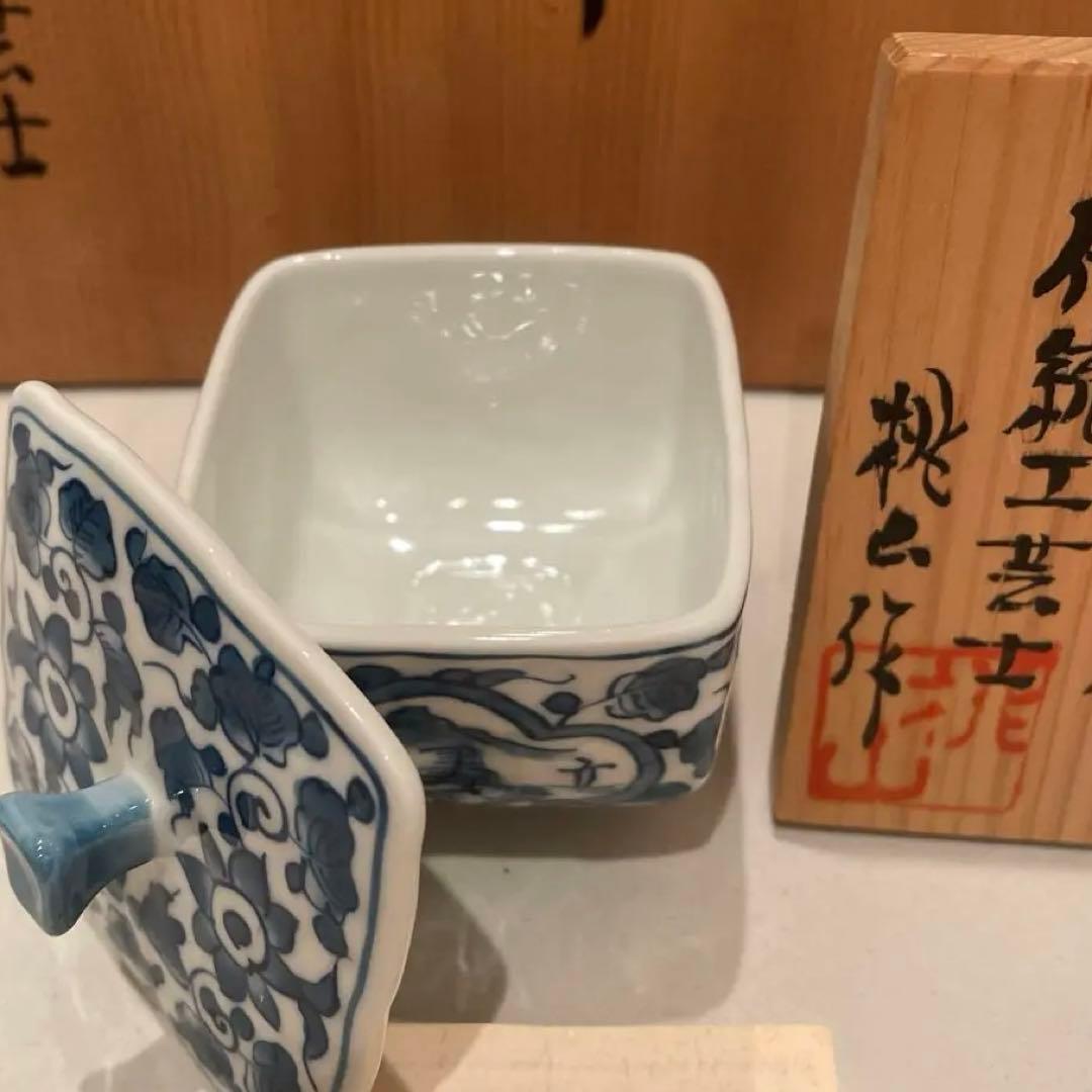 新品有田焼伝統工芸士桃山作茶器揃い