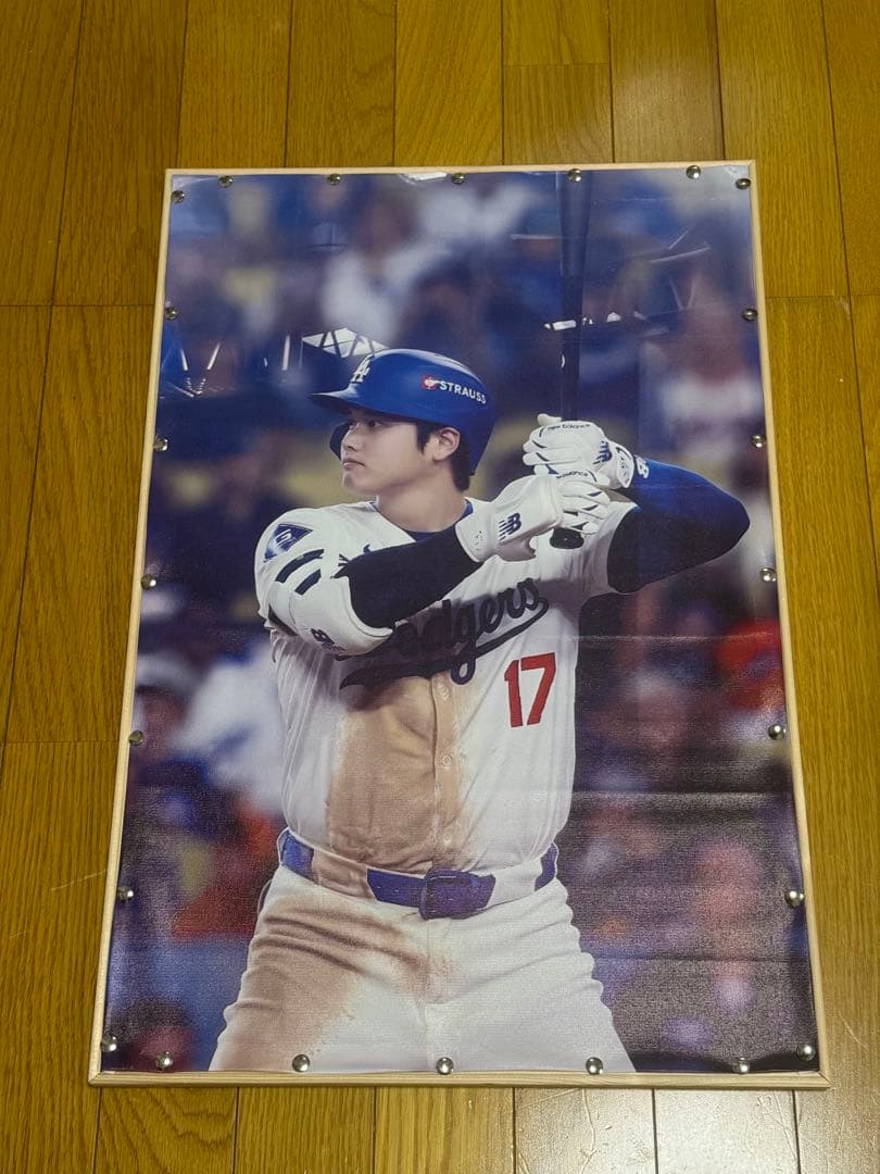 大谷翔平 アートポスター 額縁 左上 DEATH NYC 同梱割引サービス