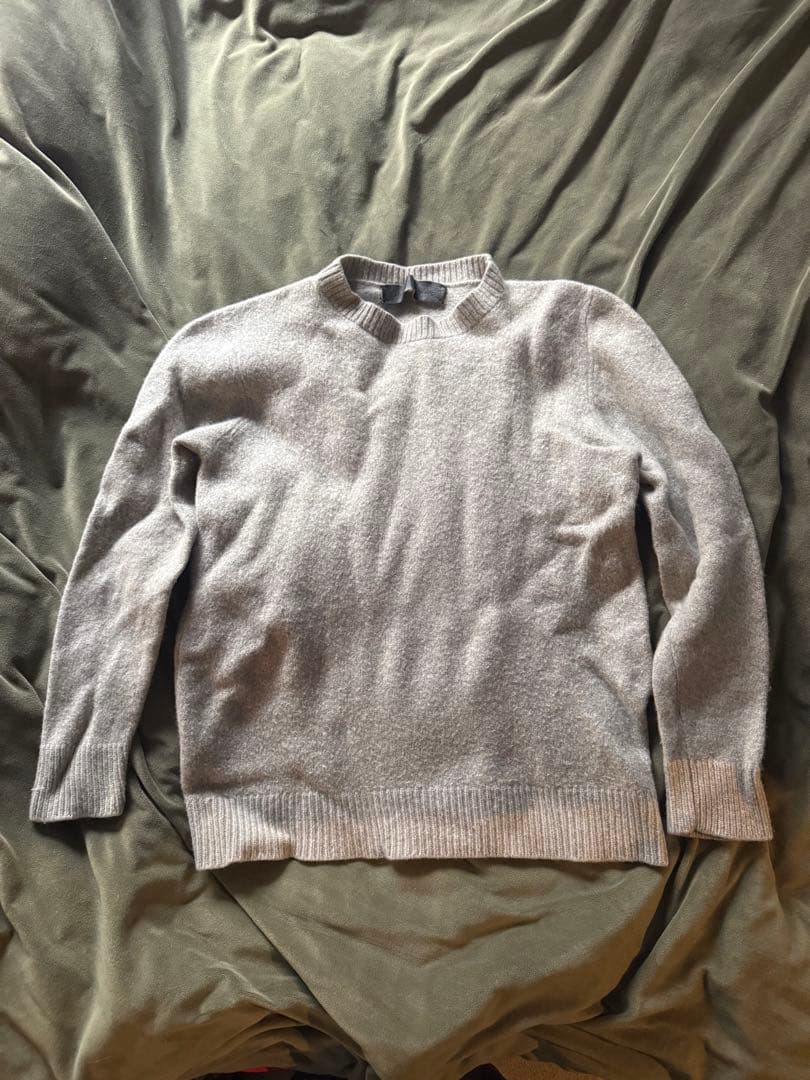 The Elder Statesman カシミヤクルーネックセーター THE ELDER STATESMAN Cashmere sweater | NET-A-PORTER