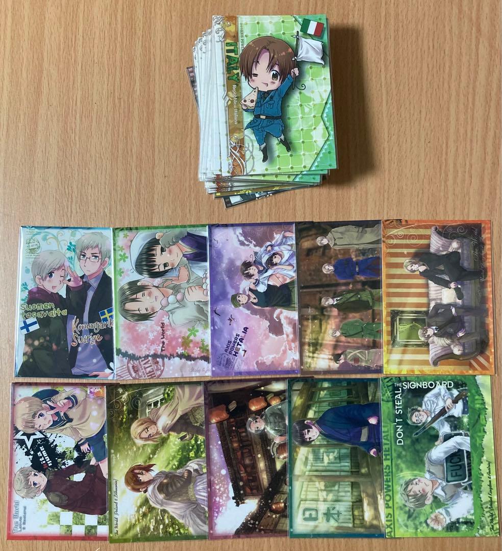 ヘタリア トレーディングカード 初版 ノーマルカード 全54枚