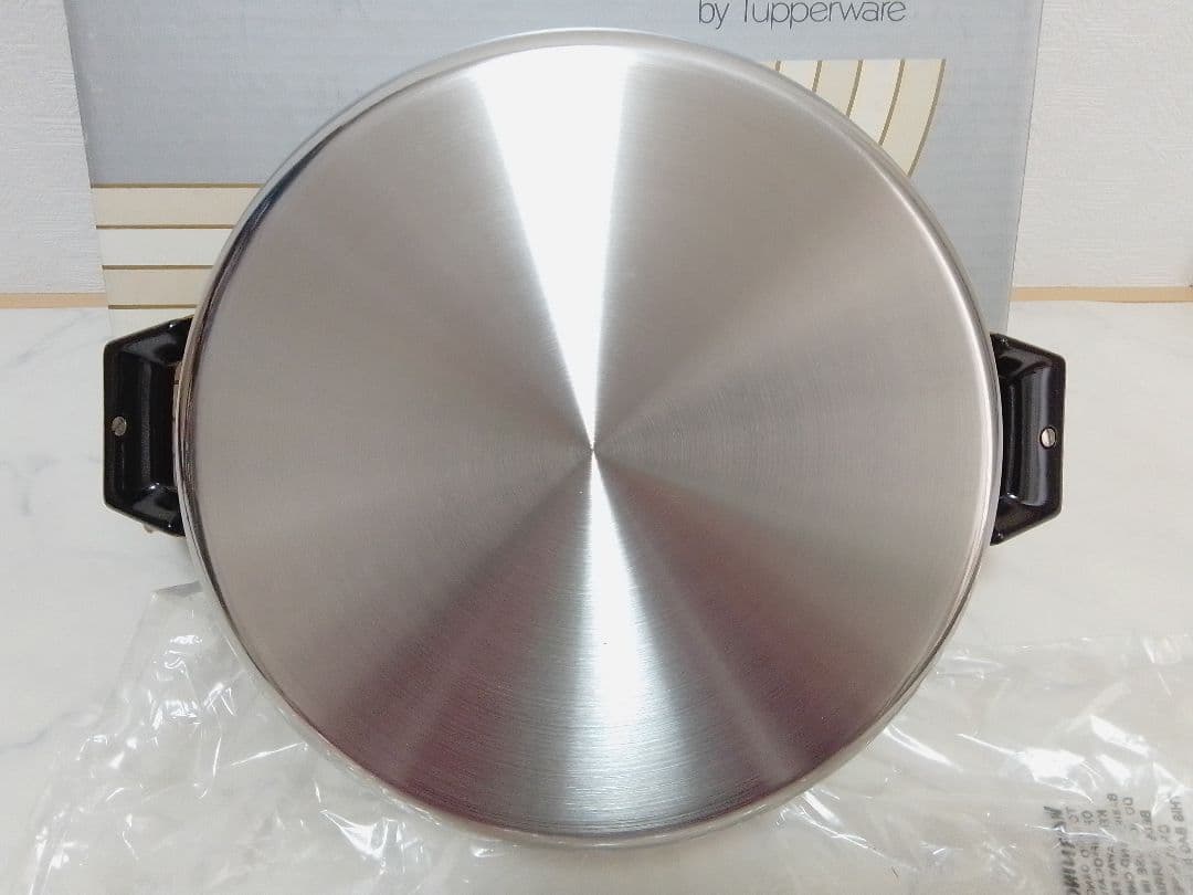 ☆未使用☆ タッパーウェア レインボークッカー 26cm 深鍋 4.7L 両手鍋