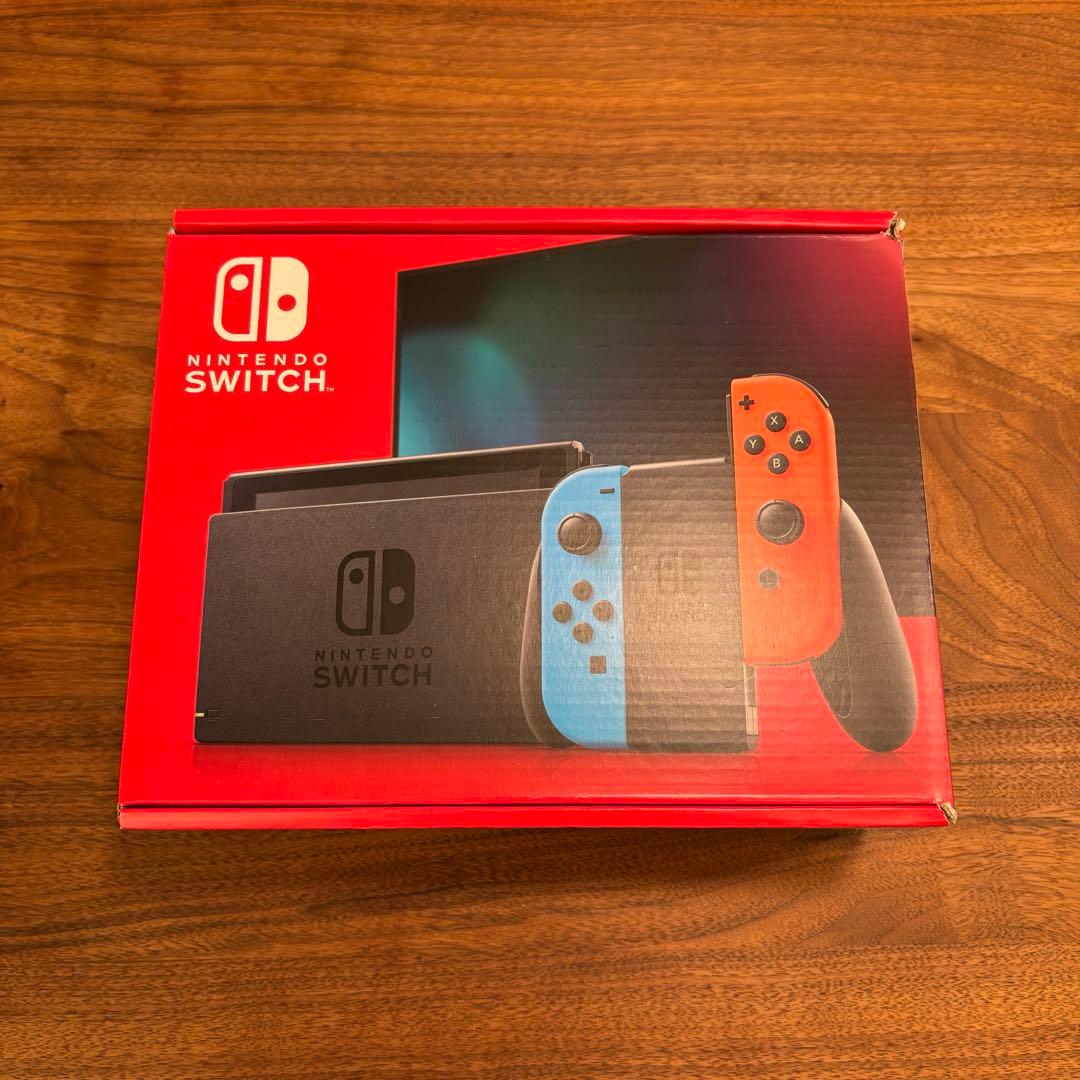 【新品】任天堂　switch スイッチ　本体　未使用　青　赤 Nintendo Switch 本体 ニンテンドー スイッチ HAD-S-KABAH [ネオン