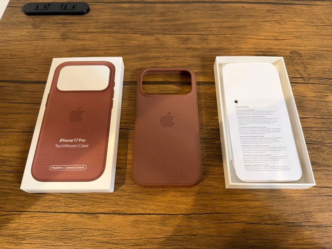 iPhone 17 Pro テックウーブンケース シエナ MagSafe対応iPhone 17 Pro