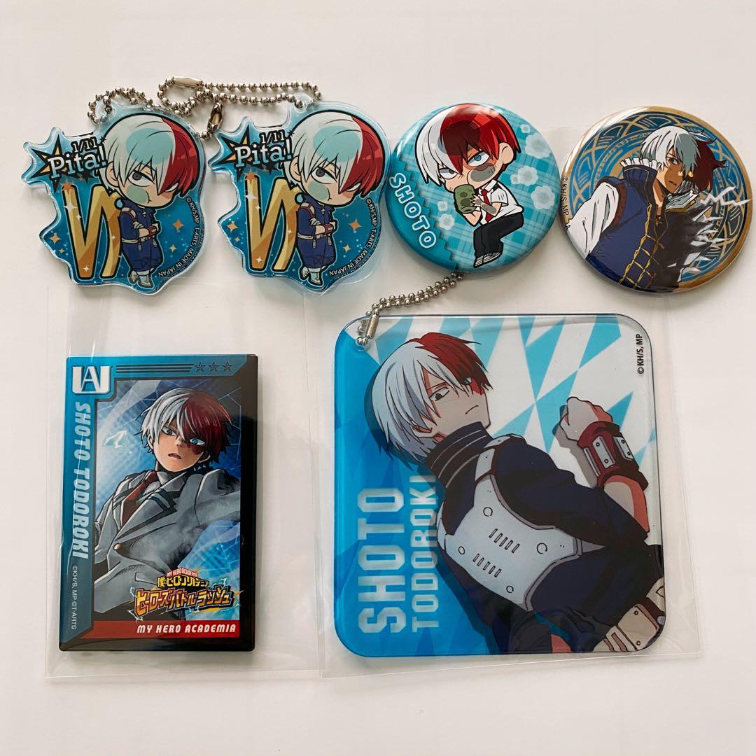 呪術廻戦 轟焦凍 缶バッジ キーホルダー - メルカリ