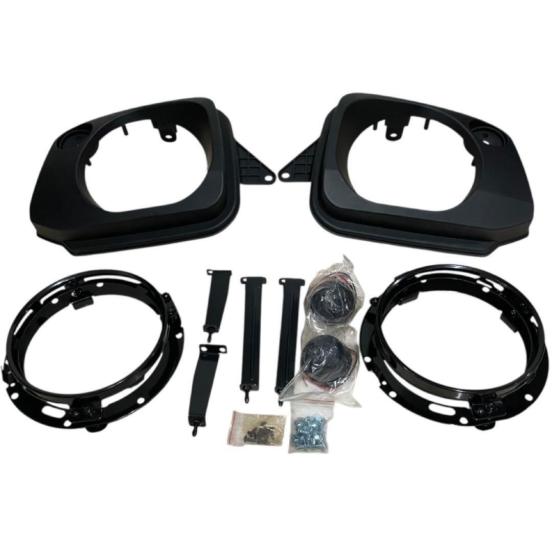 ジムニー JB23 丸目ヘッドライトキット7インチ スモークLEDウインカー