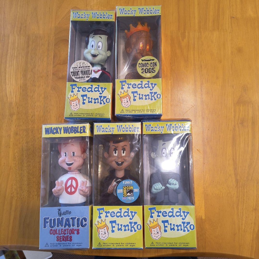 Freddy Funko Wacky Wobbler 5体セット 首振り人形