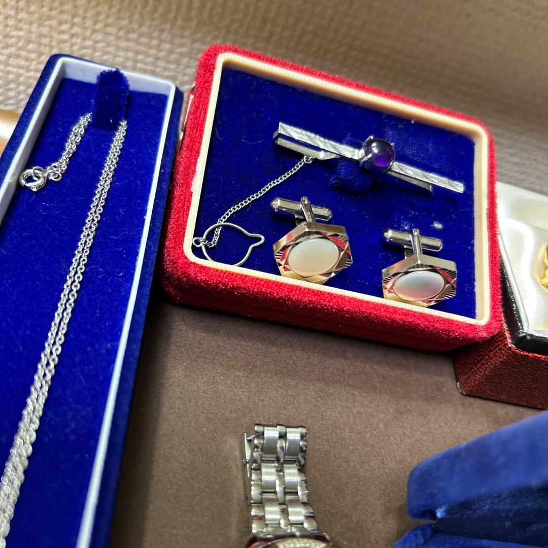 遺品整理・生前整理品】 アクセサリーセット ネックレス ピンネクタイ