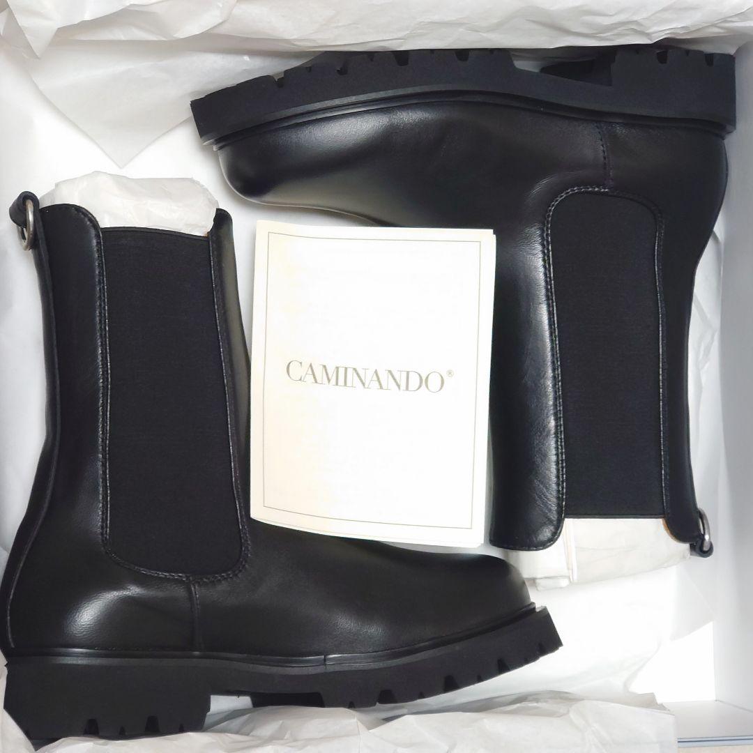 未使用 カミナンド トレックソール サイドゴアブーツ ジャーナル