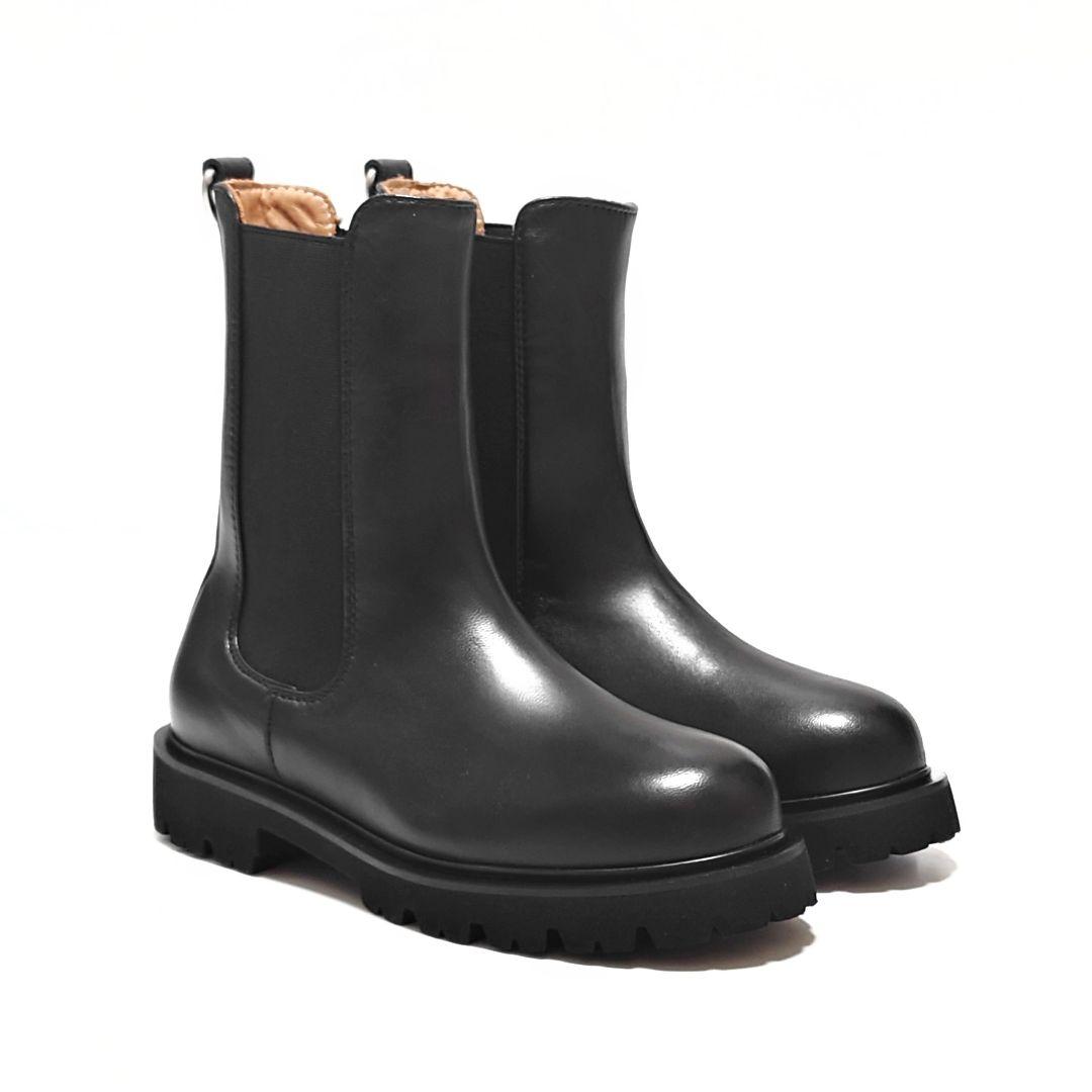 未使用 カミナンド トレックソール サイドゴアブーツ ジャーナル