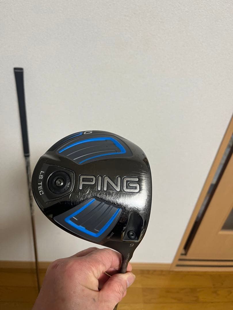PING LS TEC ドライバー 黒色 純正シャフトとフジクラのスピーダー付き