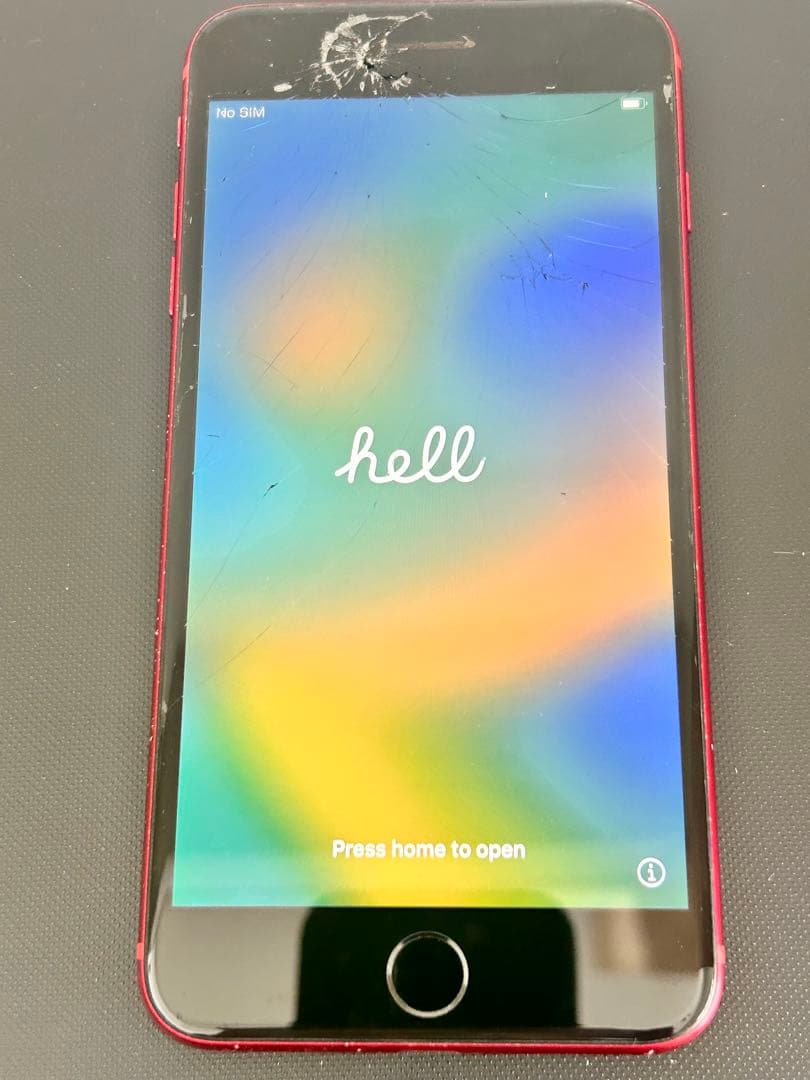 iPhone (PRODUCT)RED 本体256GB 画面割れ有り ジャンク品