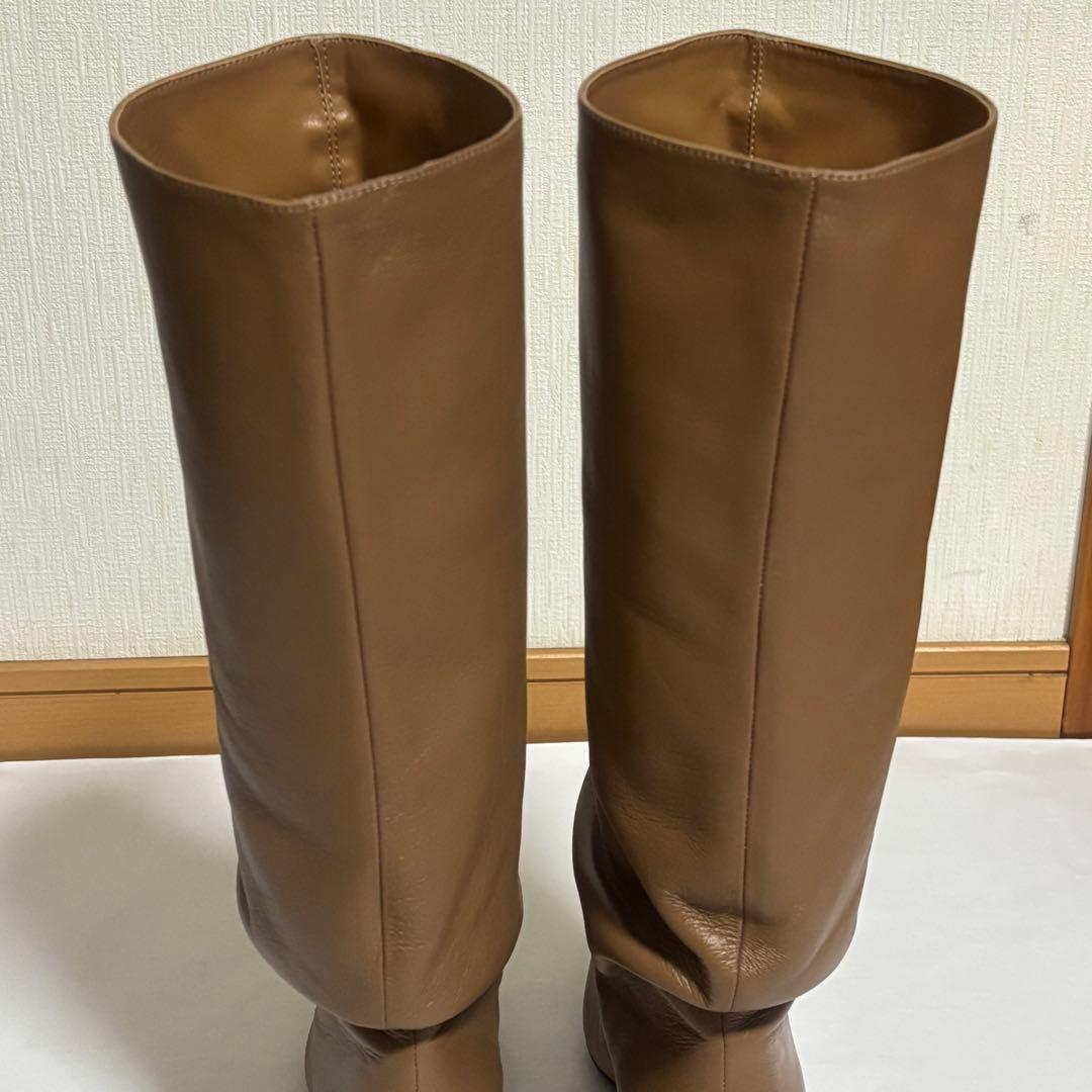 ほぼ未使用 ！SLOBE IENA スローブイエナ 本革 ロングブーツ ブラウン