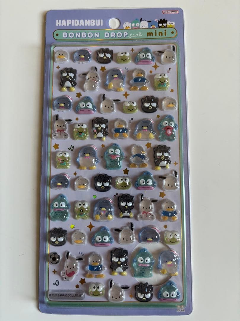 正規品 ボンボンドロップシール ミニ サンリオ全種類8種類コンプリート
