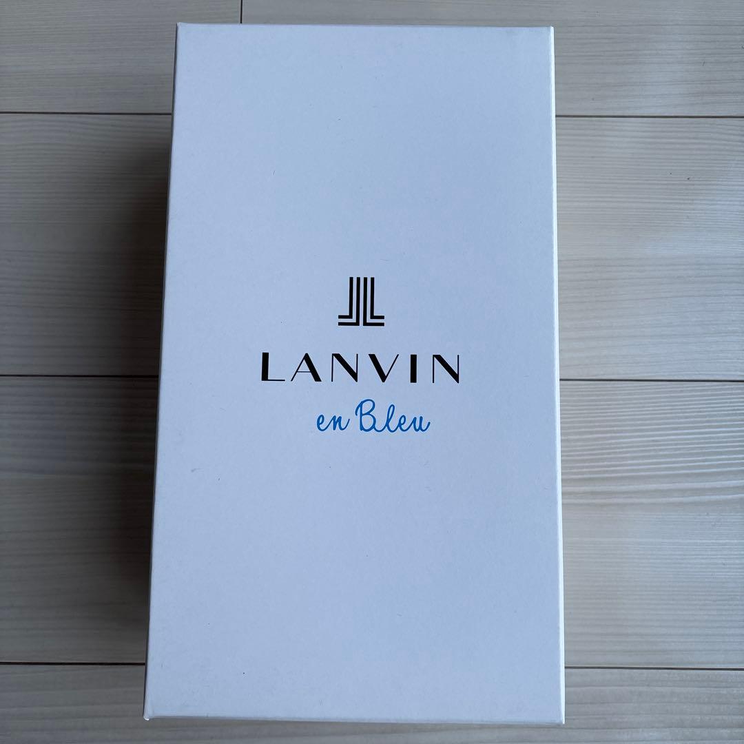 LANVIN en Bleu ツイードパンプス 23.5cm