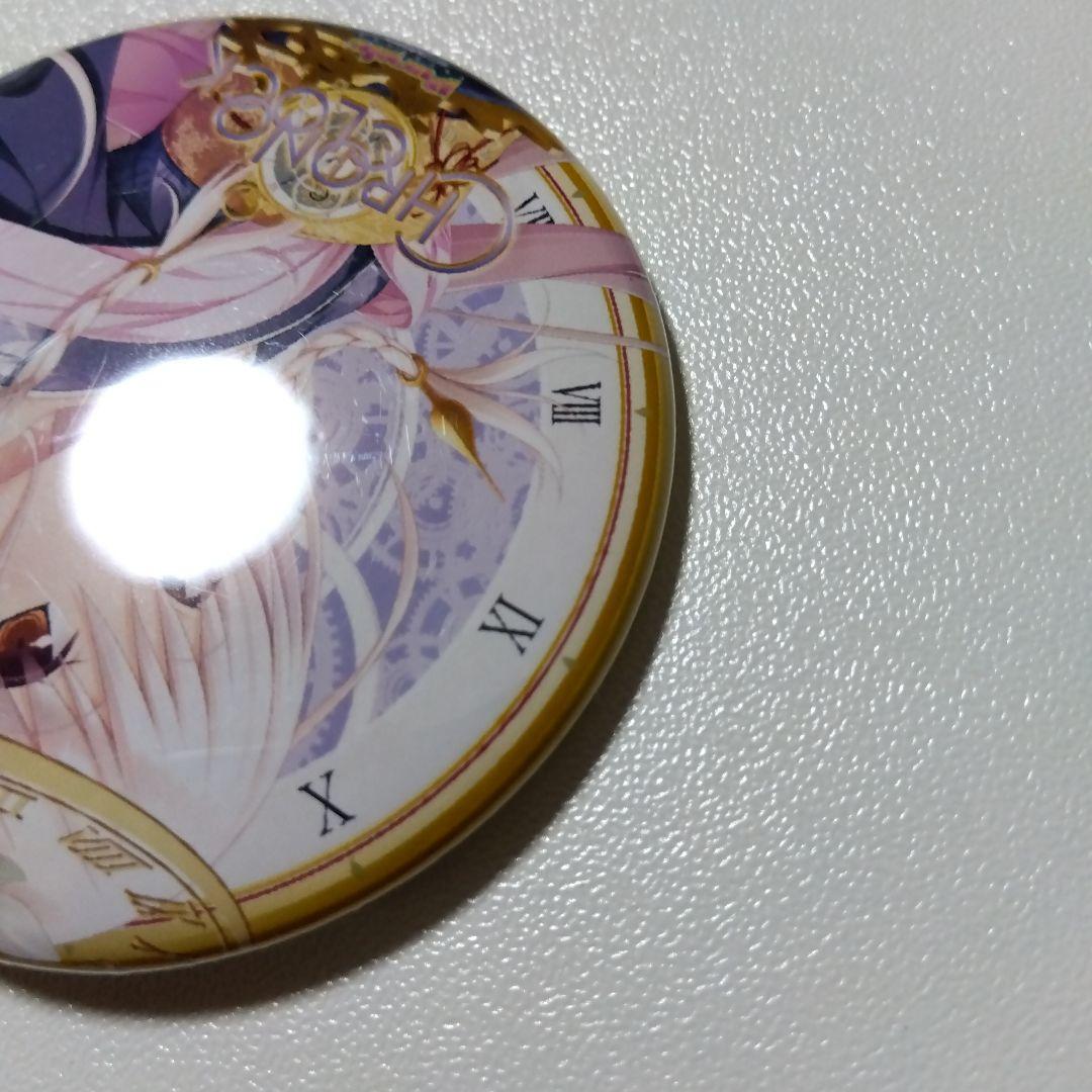 【クロノクロック】クロ 缶バッジ パープルソフトウェア