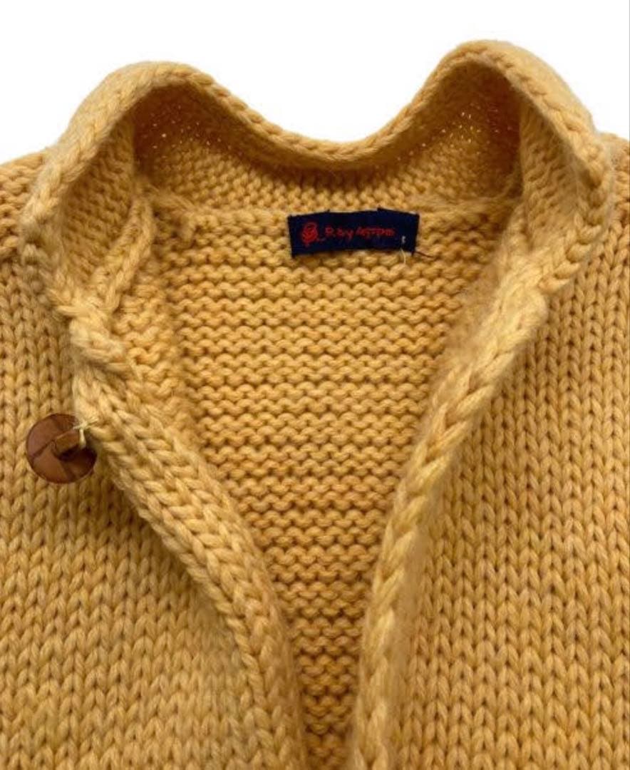 45R R by 45rpm カーディガン ウール ローゲージ 大きめサイズ