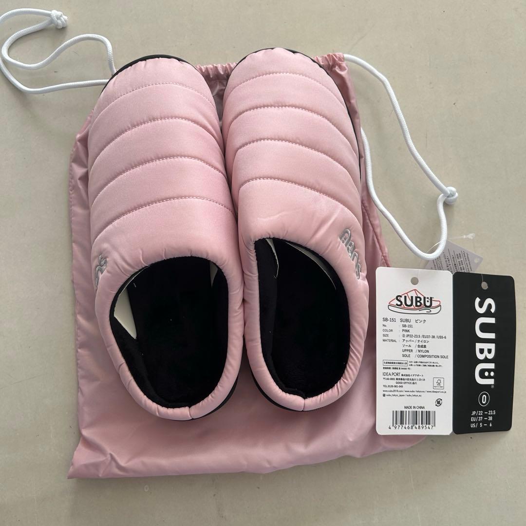 SUBU ピンク 22-23.5【袋付き】