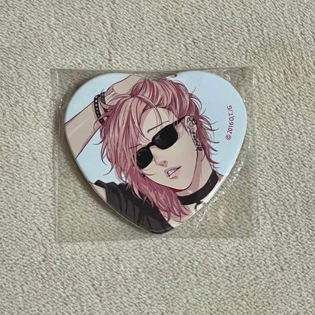 ヤリチンビッチ部】百合絢斗/ ハート缶バッジ - メルカリ