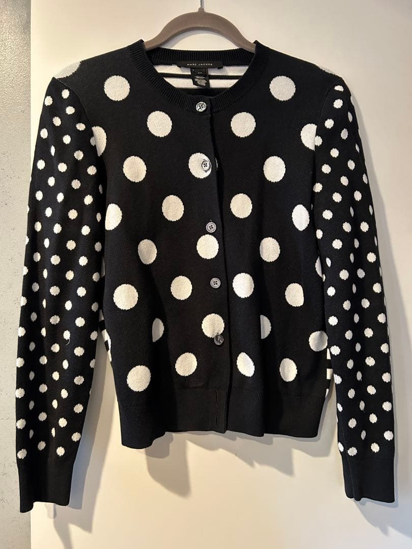 MARC JACOBS ドットストライプカーディガン S/P 2026年最新】マークジェイコブスカーディガンの人気アイテム - メルカリ