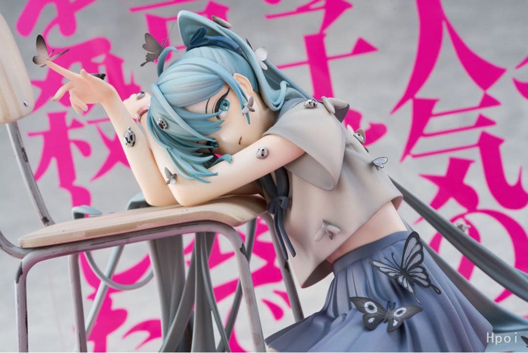 わ*こ様 ガレージキット 塗装済 完成品 初音ミク 蝶の少女 ホビラン29