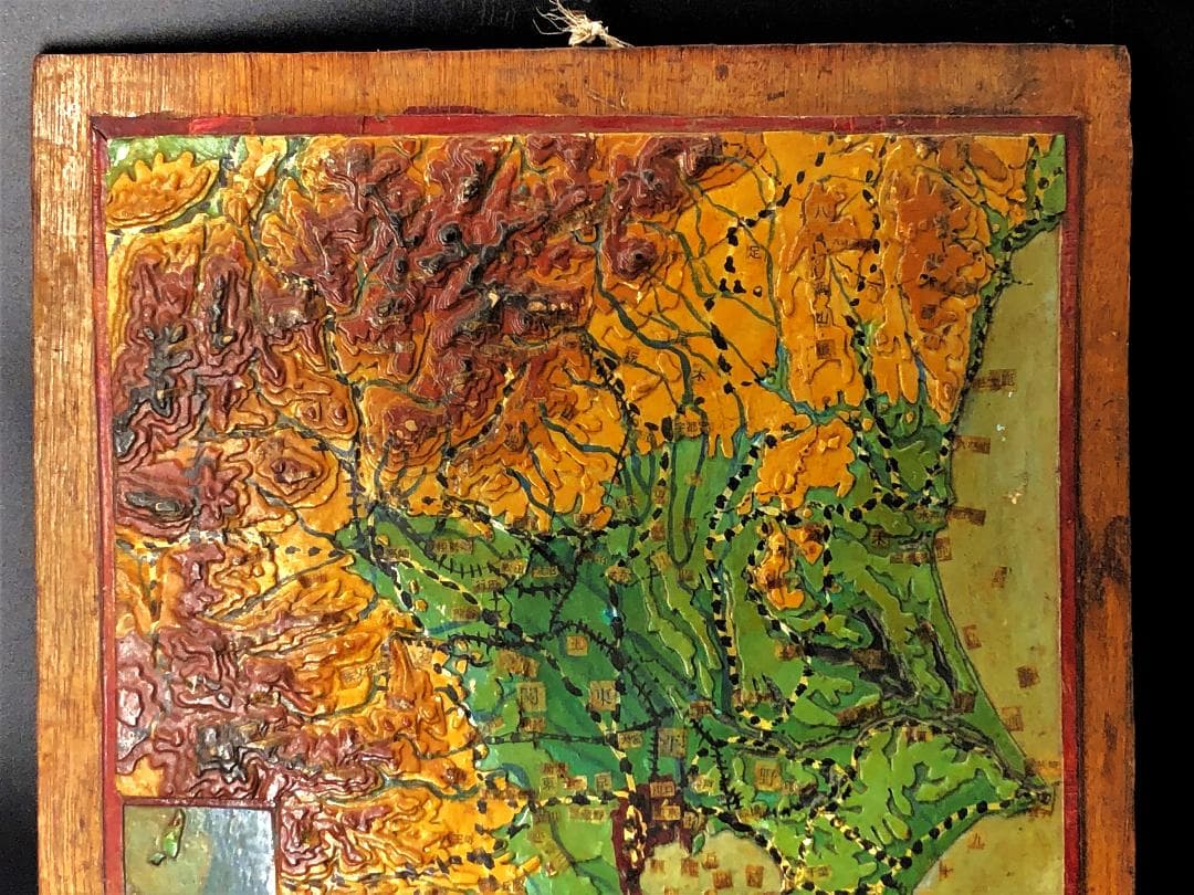 戦前立体古地図 】 関東地方 1：1000000 蔵出初品 - メルカリ