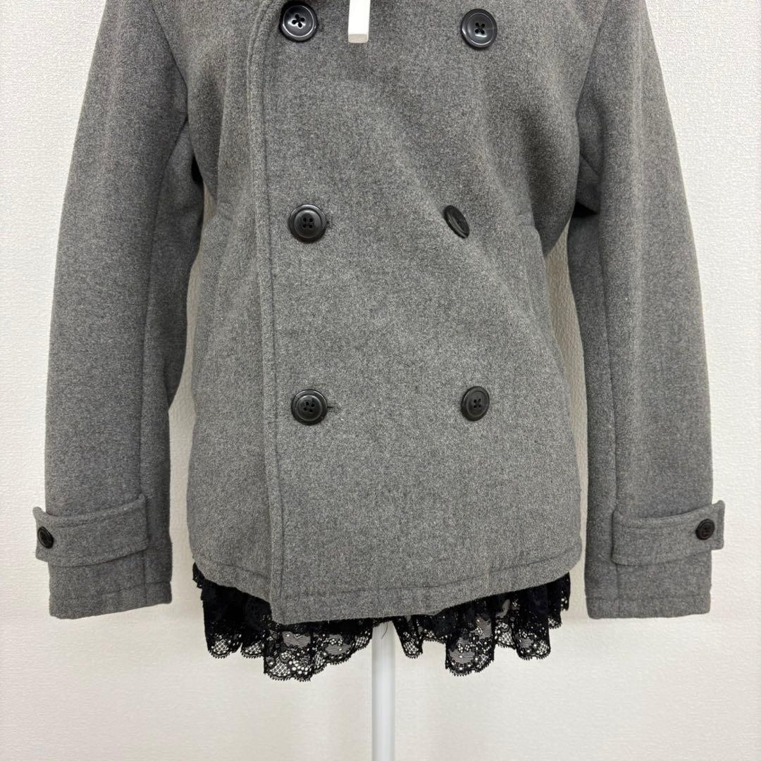 ダークコアy2k NANA 平成 ギャル ロック ウールコート ピーコート