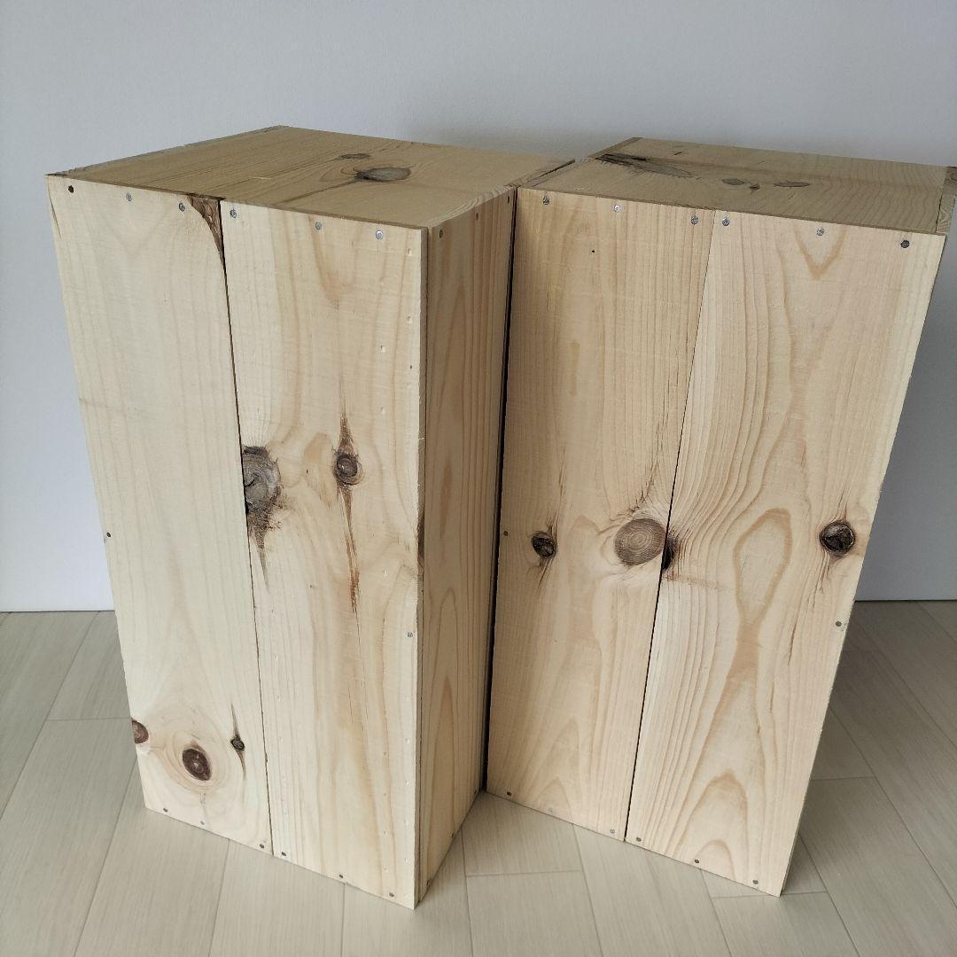 《持ち手無しりんご箱》6箱セット★収納 木箱 本棚 北欧 インテリア DIY