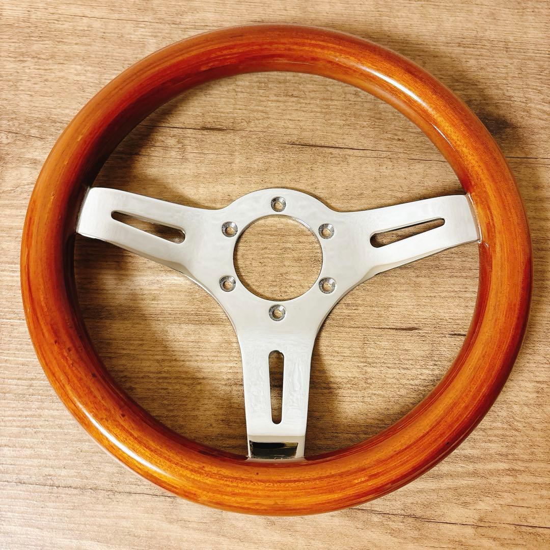 希少 当時物 小径 29cm ウッドステアリング ウッドハンドル USDM 旧車
