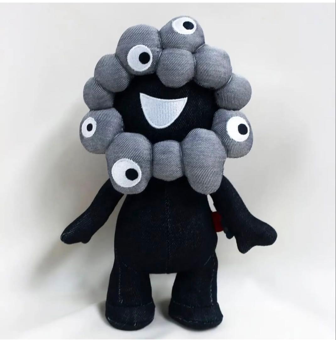 EDWINミャクミャク ぬいぐるみ キーホルダー 黒ミャク 匿名配送