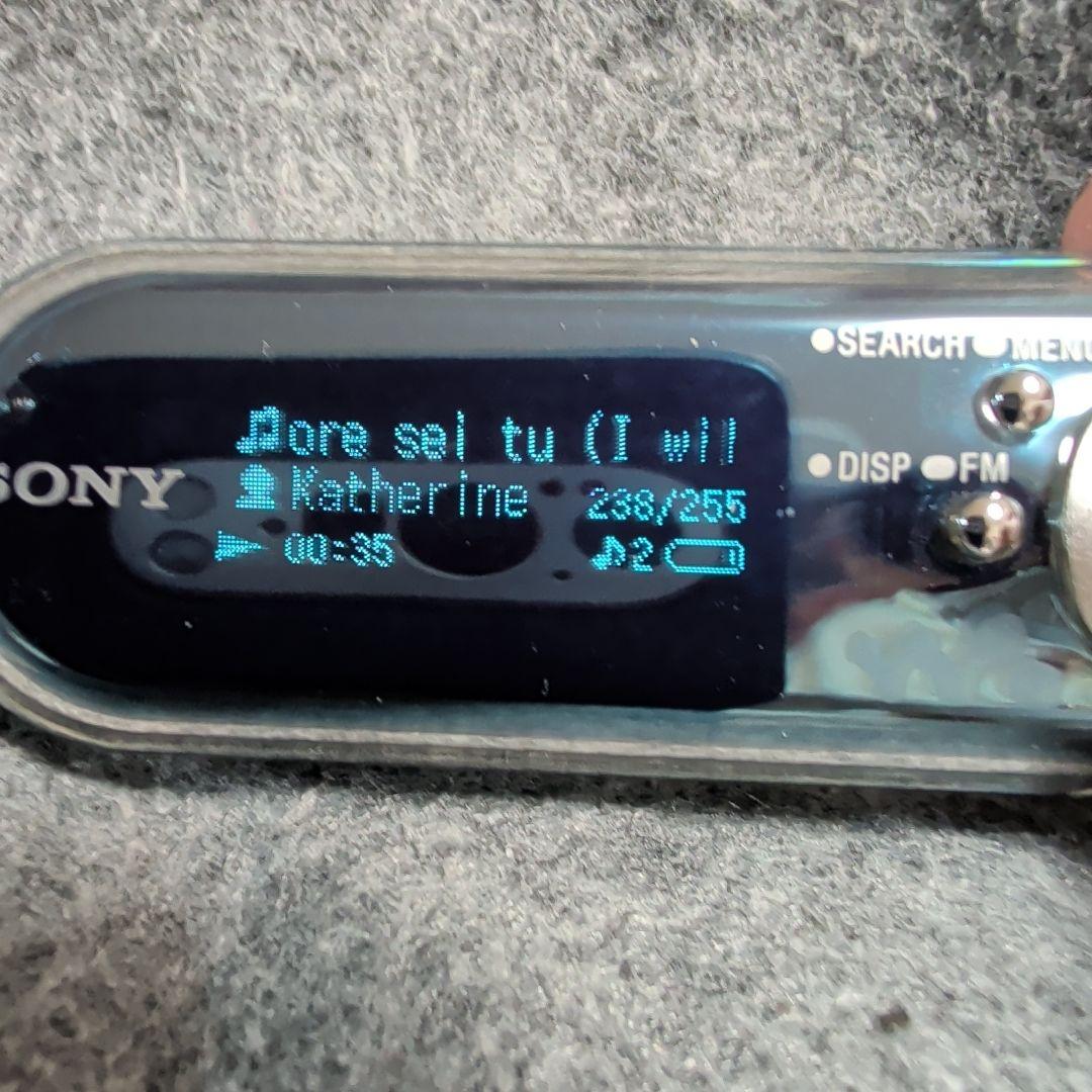 最初の1名様と価格相談 完動美品 SONY ウォークマン NW-E505 ブルー