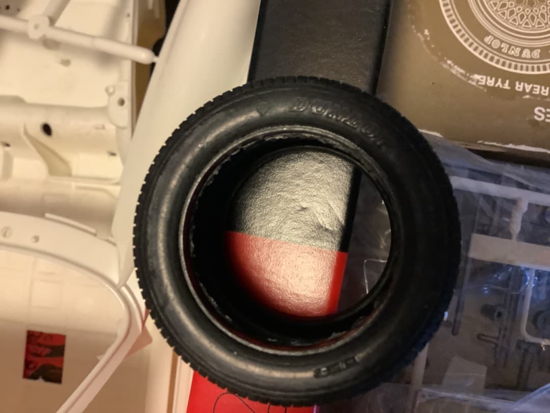 タミヤ 1/12 ポルシェ935ターボ マルティニ ダンロップタイヤ刻印