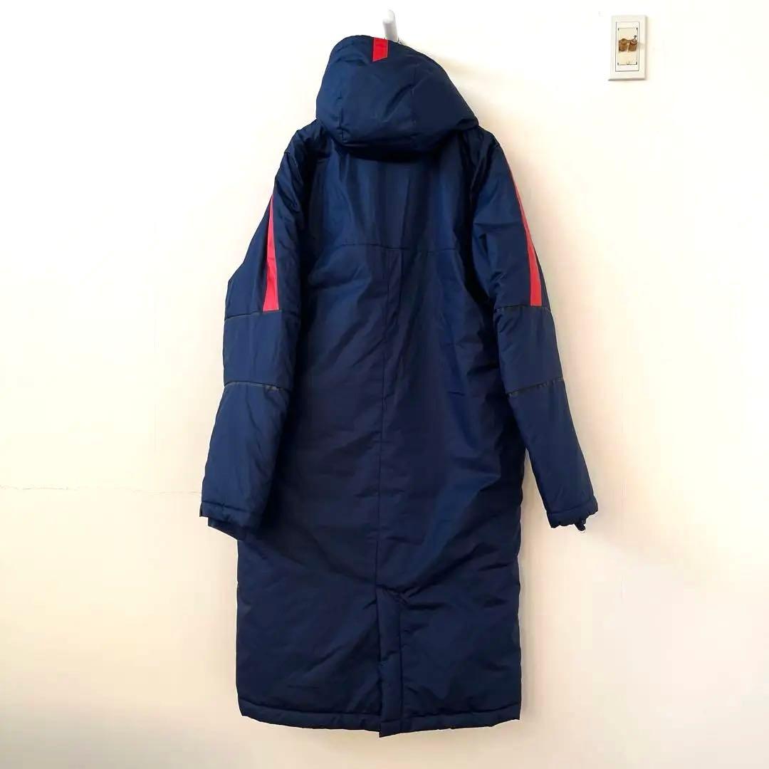極美品 ナイキ NIKE サッカーベンチコート ダウンジャケット フード XL