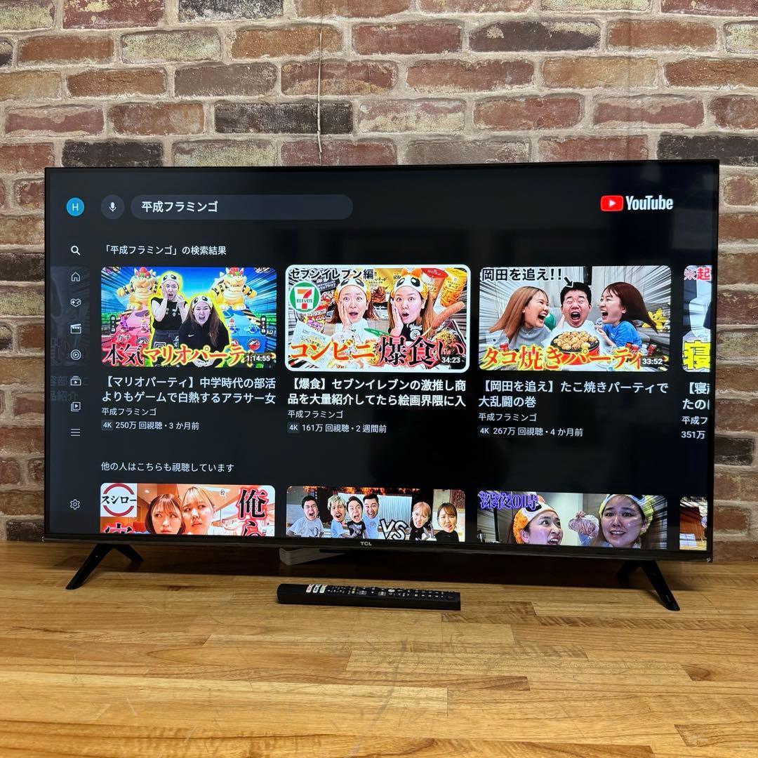 2022年製！TCL 43V型 4K液晶テレビ Google TV 43P635 - メルカリ