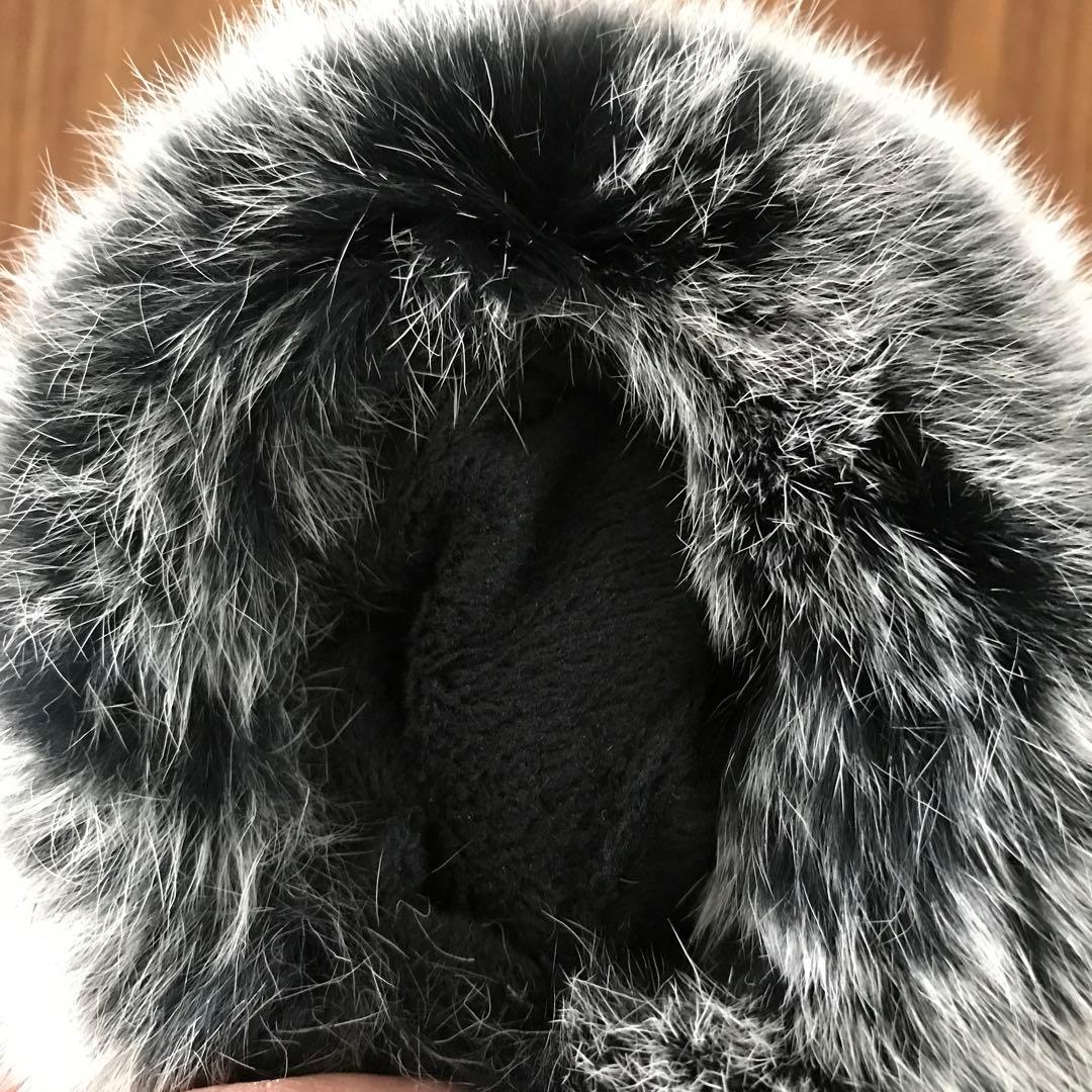 CHANEL ブラック レザー ファー手袋 右のみ - メルカリ