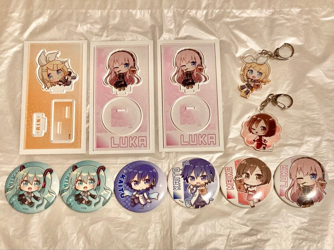 いしねこ こにくま ふくいぬ アクキー 缶バッジ 3点セット 石田彰 小西克幸