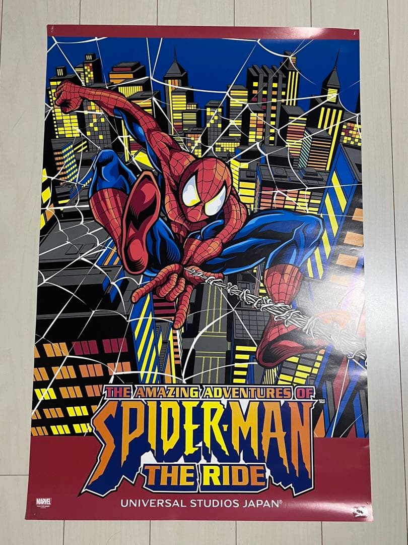 ユニバーサルスタジオジャパン USJ限定 スパイダーマン ポスター